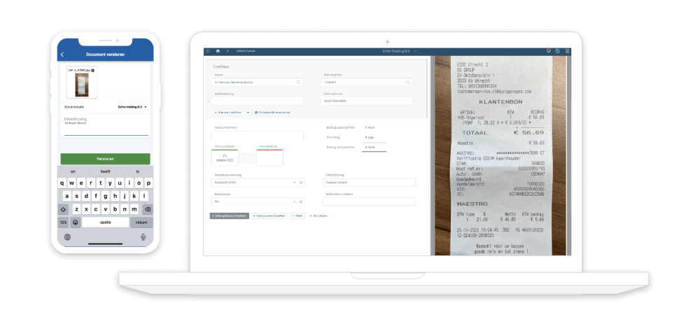 Scan Bonnen En Facturen Met Afas Link Afas Sb